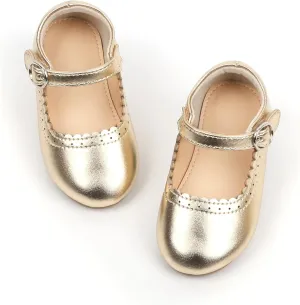 THEE BRON Toddler Mary Janes | Arch Support Leather Princess Shoes | Birthday Party Flats
