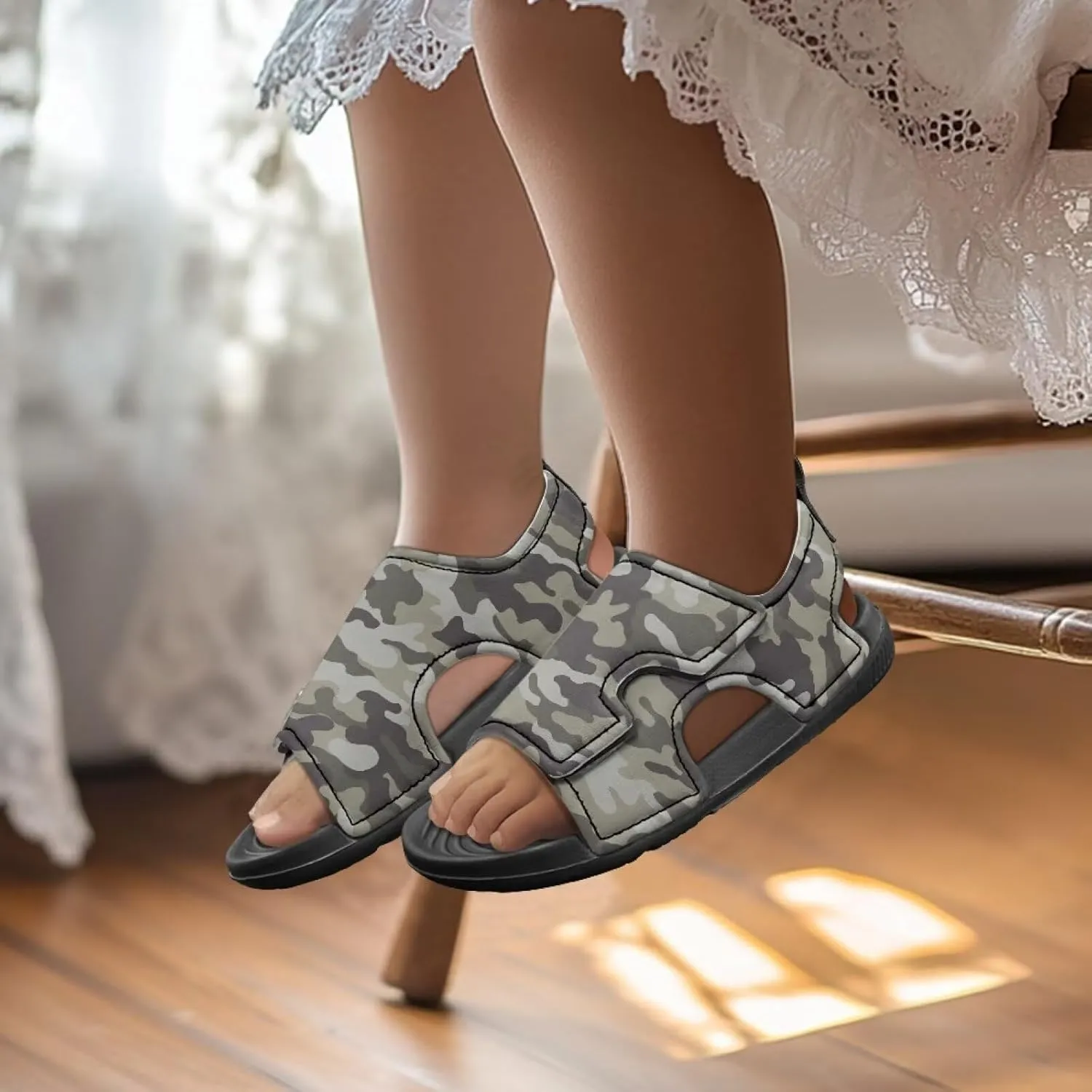 Toddler Boy Sandals Funny Summer Shoes for Kids Slip On Sandals