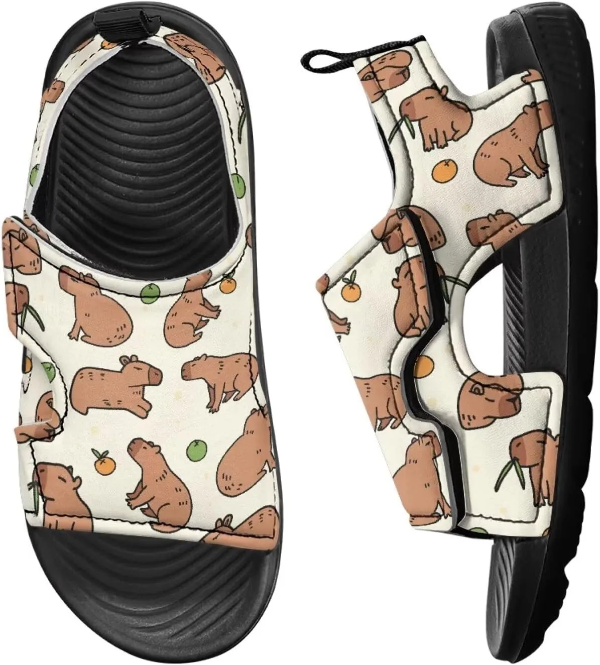 Toddler Boy Sandals Funny Summer Shoes for Kids Slip On Sandals