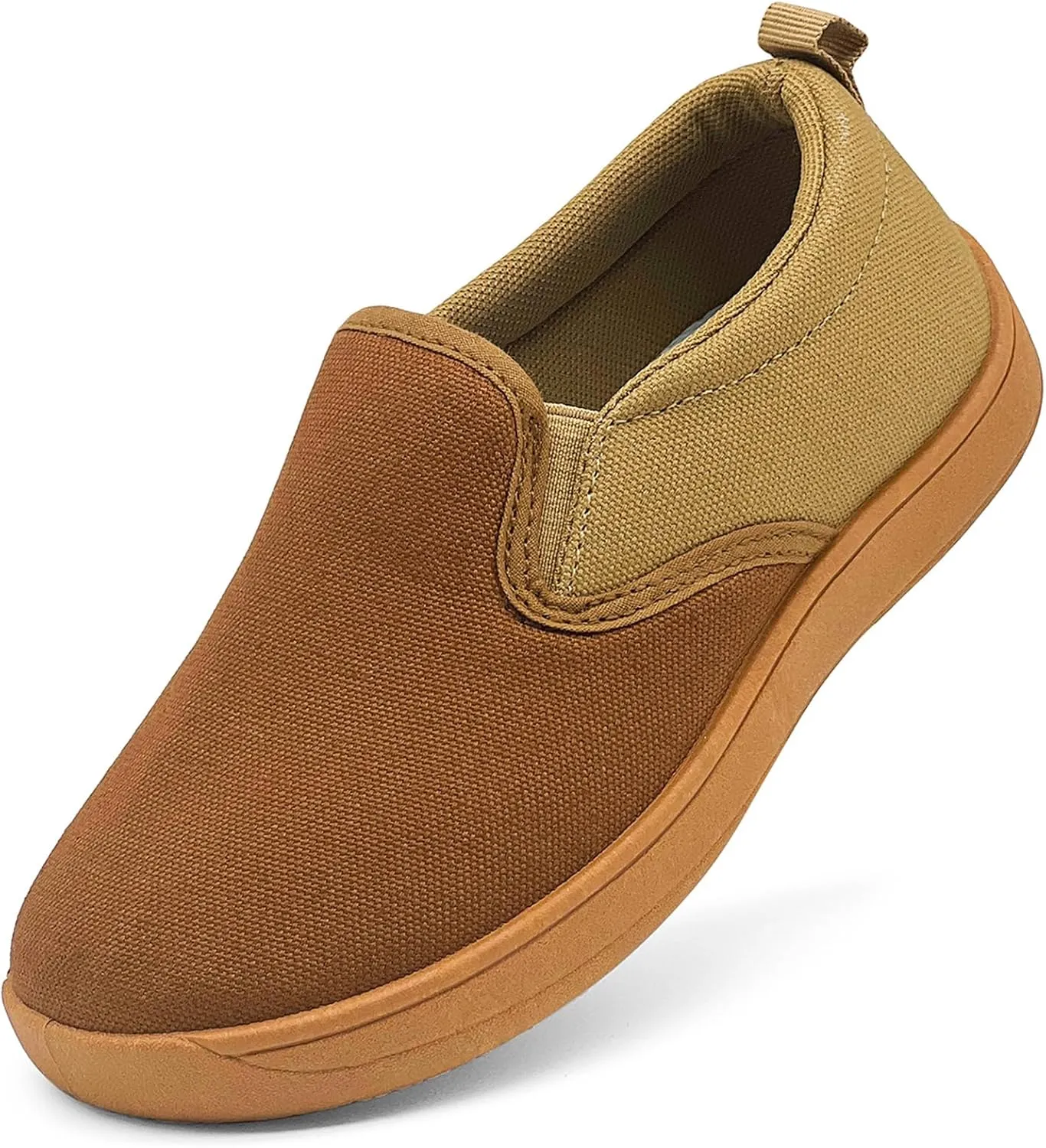 Toddler Kids Wide Barefoot Shoes Girls Boys Minimalist Slip On Canvas Sneakers Lightweight Casual Walking Shoes Fit Naturally Zero-Drop Sole