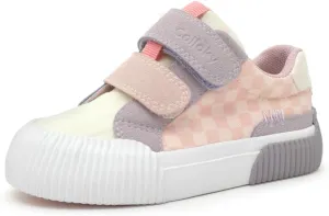 Toddler Sneakers for Girls - Lightweight Shoes with Soft Soles & Adjustable Strap, Arch Support & Breathable Design - Washable & Stylish