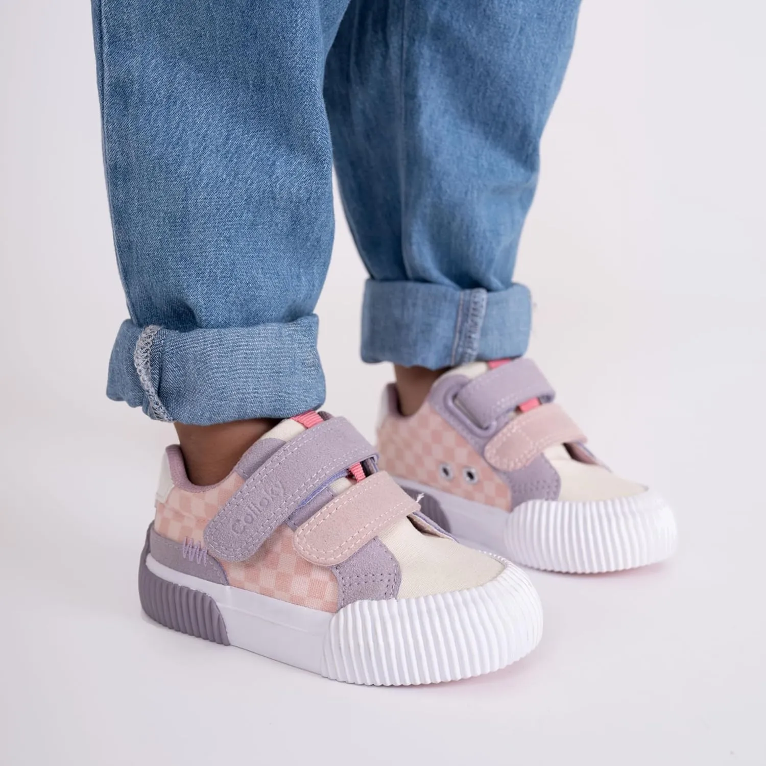 Toddler Sneakers for Girls - Lightweight Shoes with Soft Soles & Adjustable Strap, Arch Support & Breathable Design - Washable & Stylish