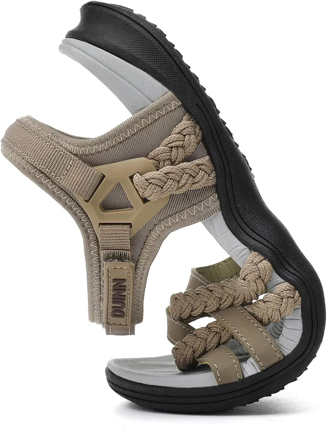 UBFEN Womens Hiking Sandals Sport Sandals Straps with Adjustable Hooks Arch Support Beach Vacation Casual Camping
