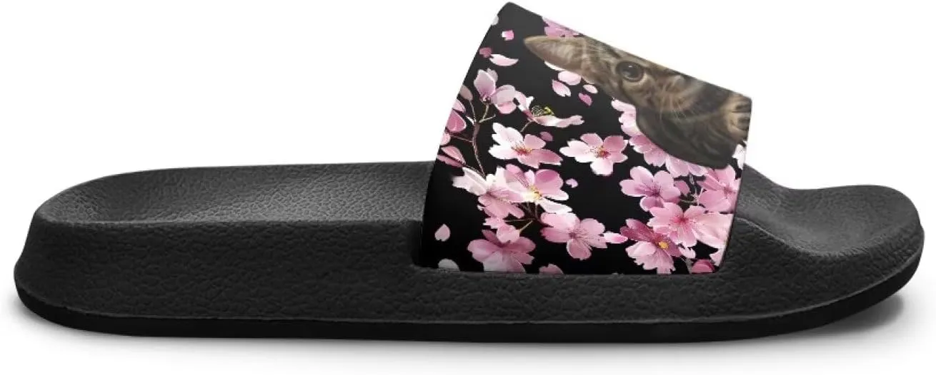 Unisex Slides for Girls Boys Comfortable Slippers Slides Non-slip Shower Shoes House Fashion Thick for Indoor & Outdoor Gifts