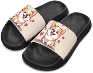 Unisex Slides for Girls Boys Comfortable Slippers Slides Non-slip Shower Shoes House Fashion Thick for Indoor & Outdoor Gifts