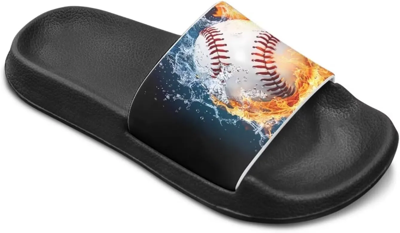 Unisex Slides for Kids Girls Boys Sandals Thick Sole Non Slip Shower Shoes Comfortable House Slippers Fashion Gifts