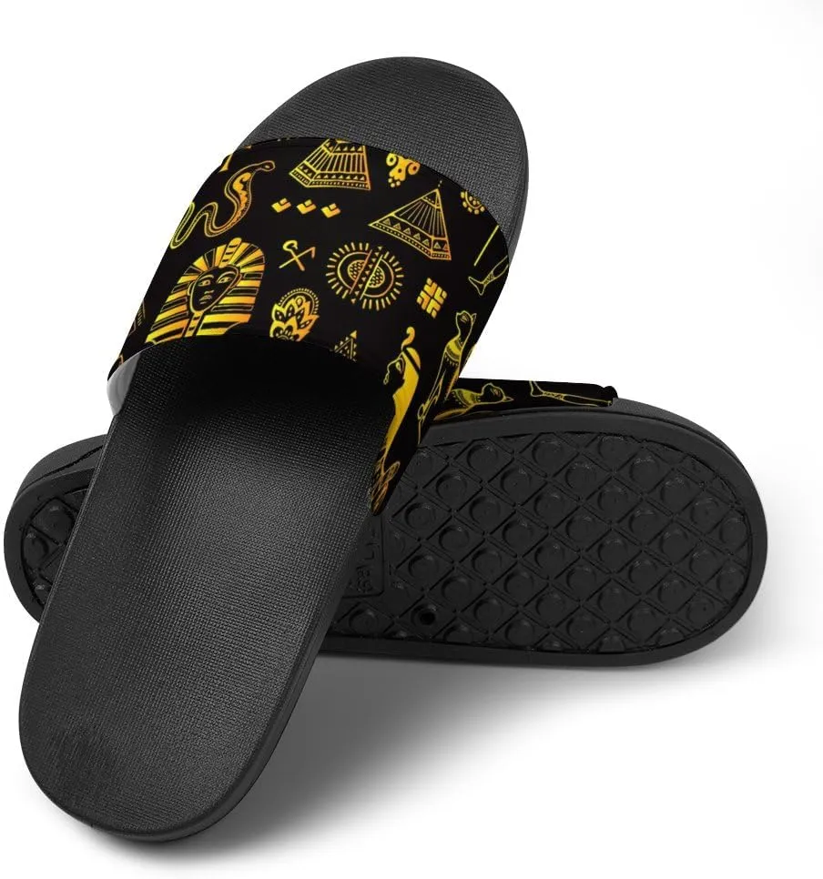 Unisex Slides for Women Men, Comfortable Slippers Slides, Non-slip Shower Shoes House Fashion Thick for Indoor & Outdoor（24082104）