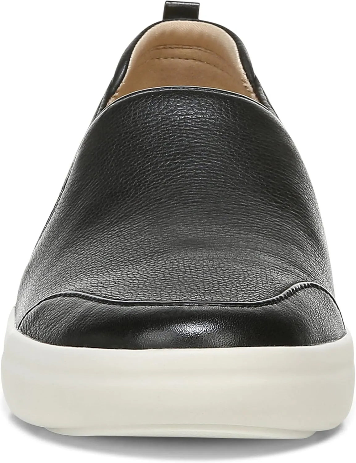 Vionic Women's Aura Penelope Slip On No Laces Sneaker- Supportive Leather Casual Platform Sneakers That Include Three-Zone Comfort with Orthotic Insole Arch Support, Medium Fit