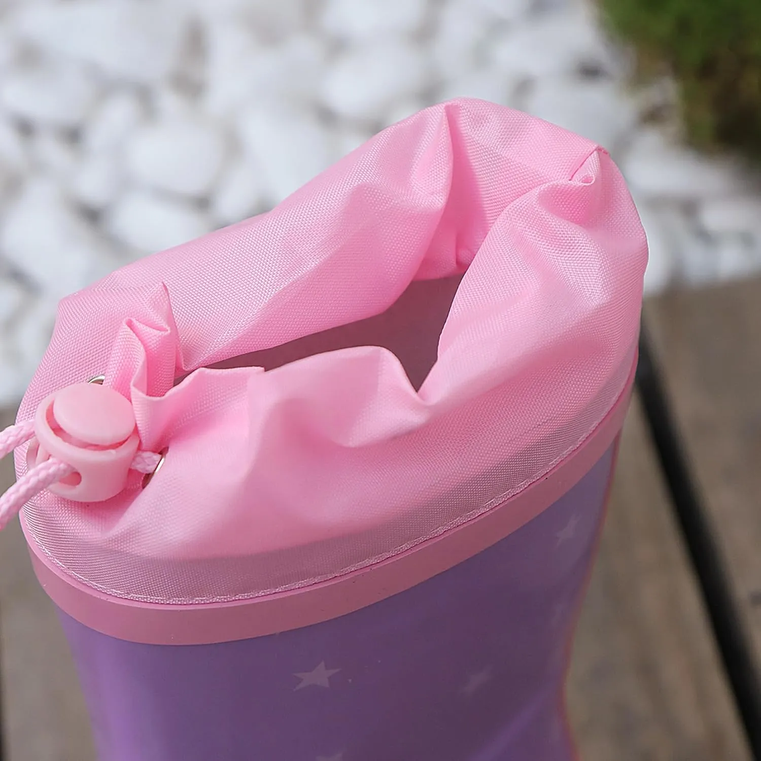 Waterproof Rain Boots for Toddler and Kids - Boys Girls Rubber Rain Boots with Easy on Handles for Outdoor Playing