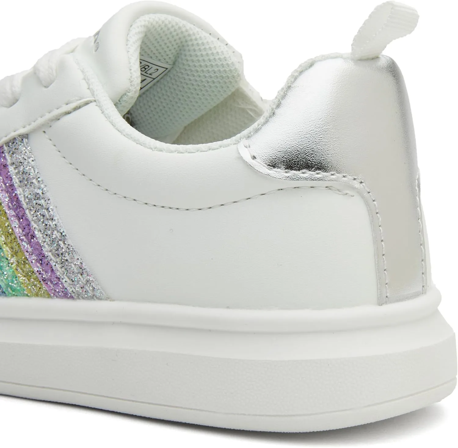 Weestep Girls Casual Slip On Comfort Fashion Sneaker Glitter Shoes for Toddler and Little Kid
