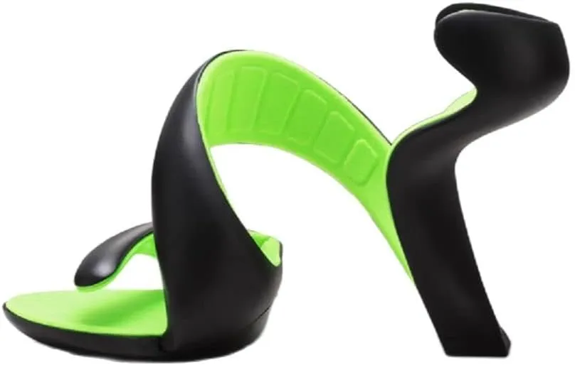 Women Open The Toe Cut Out Strange High Heels Gladiator Sandals Fashion Sexy Snake Shape Bottomless Shoes Summer Lady Peep Toe Slippers 230531