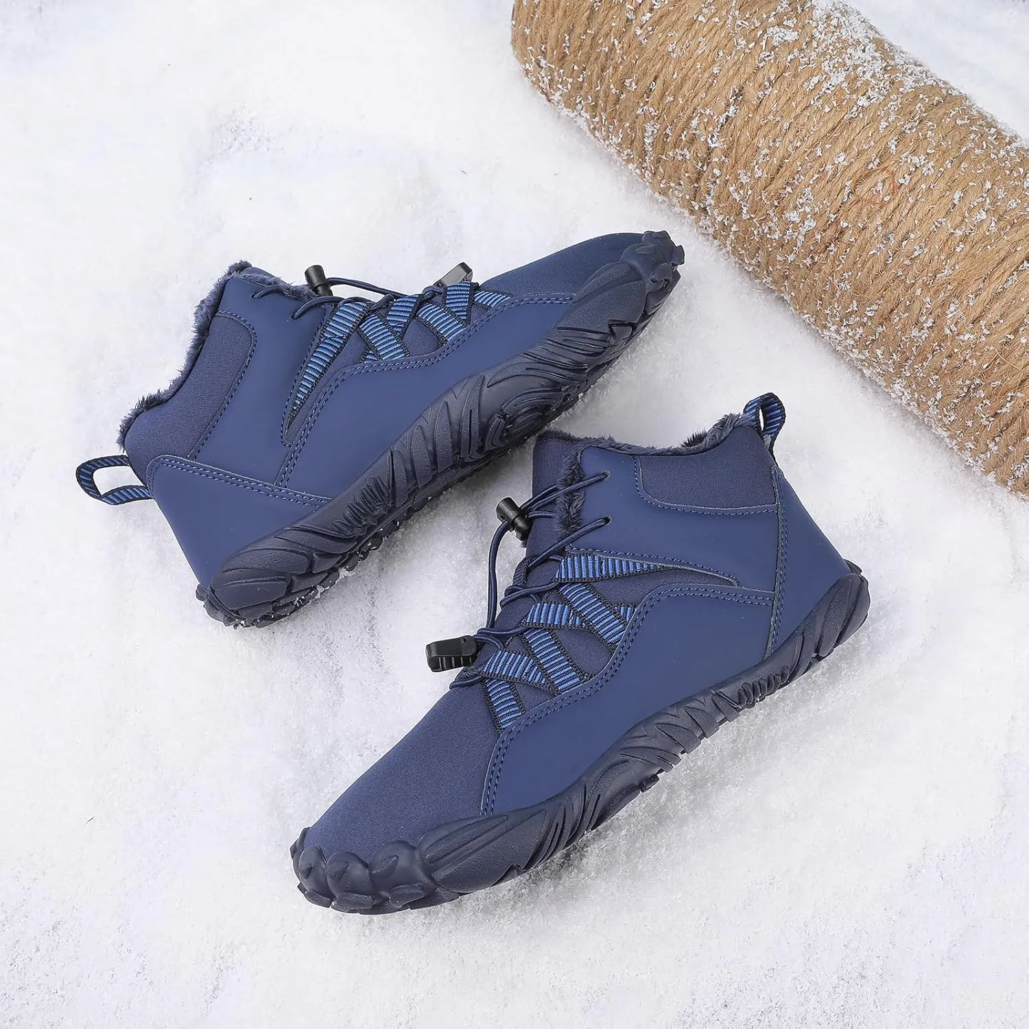 Women Winter Barefoot Shoes Mens Snow Minimalist Zero Drop Boots Wide Toe Box Toes Sneakers Workout Footwear Shoes Boots Unisex
