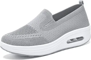 Women's Breathable Orthopedic Air Cushion Sneakers for Comfortable Casual Walking Shoes