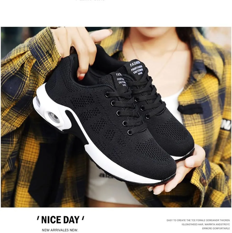 Women's Cloud Walk Pro Sneakers, Super Breathable Soft Casual Shoes, Ergonomic Pain Relief Shoe Trainers Orthopaedic