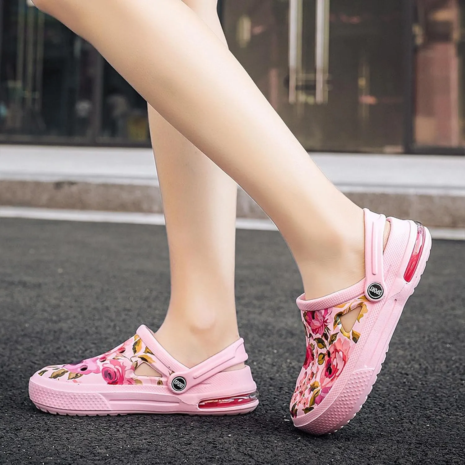 Women's Garden Clogs Shoes Casual Slipper Beach Sandals Anti-Slip Pool Water Shoes Home Slippers Summer Footwear