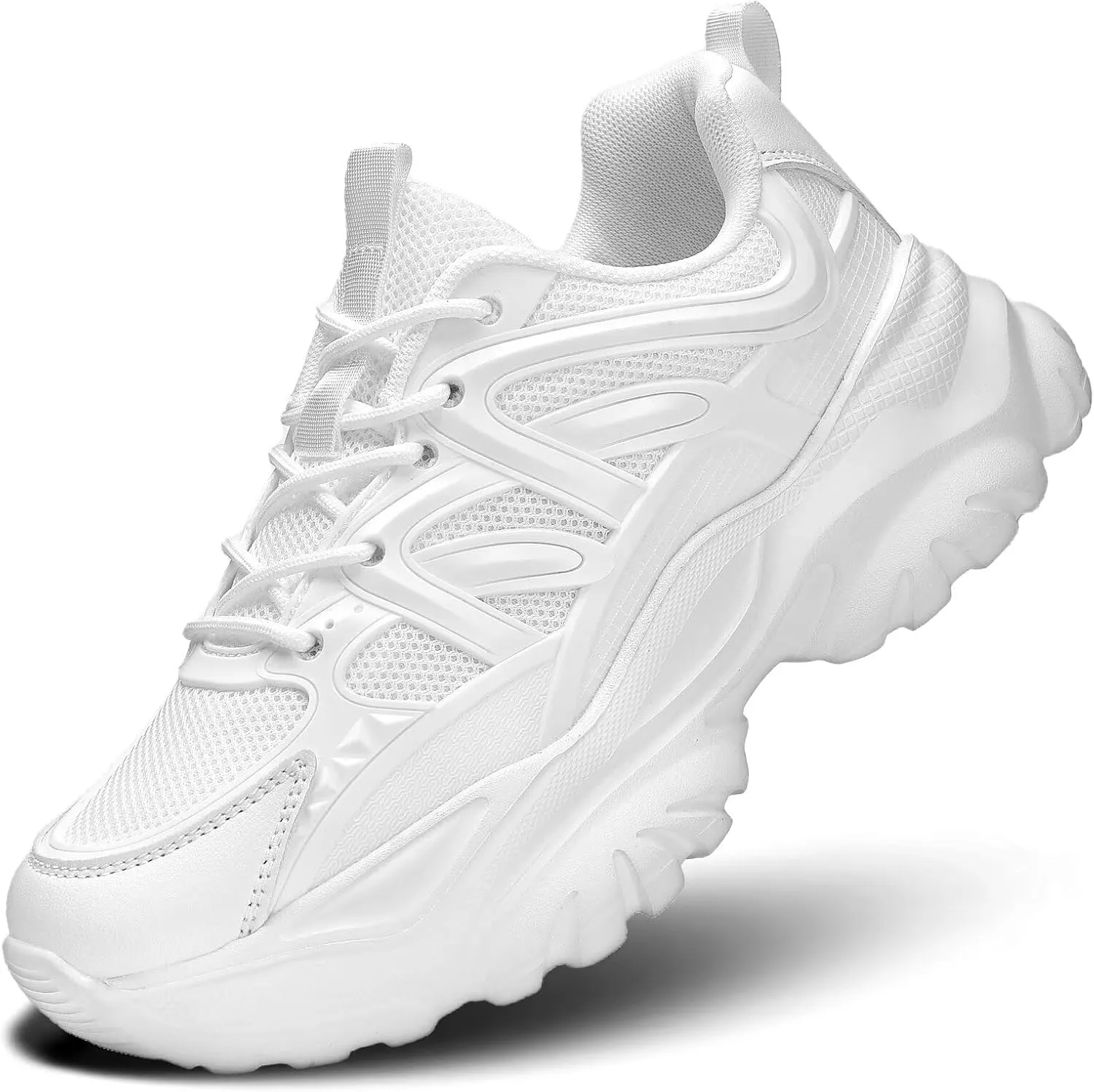Women's Road Running Shoes Non Slip Ladies Walking Fashion Athletic Sneakers Work Gym Comfort Lightweight Mesh Soft Sole