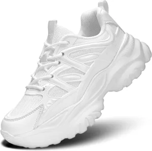 Women's Road Running Shoes Non Slip Ladies Walking Fashion Athletic Sneakers Work Gym Comfort Lightweight Mesh Soft Sole