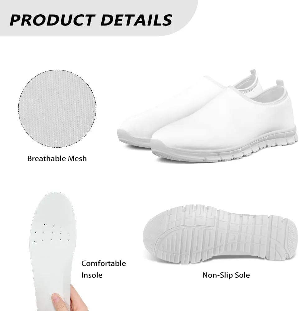 Women's Skull Sneaker Casual Low Top Walking Sneaker Outdoor Breathable Slip On Lightweight Soft Shoes for Women