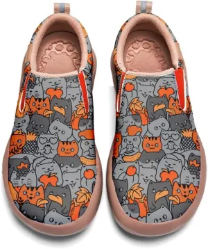 Women's Slip On Sneakers Casual Loafers Art Painted Comfort Soft Walking Shoes