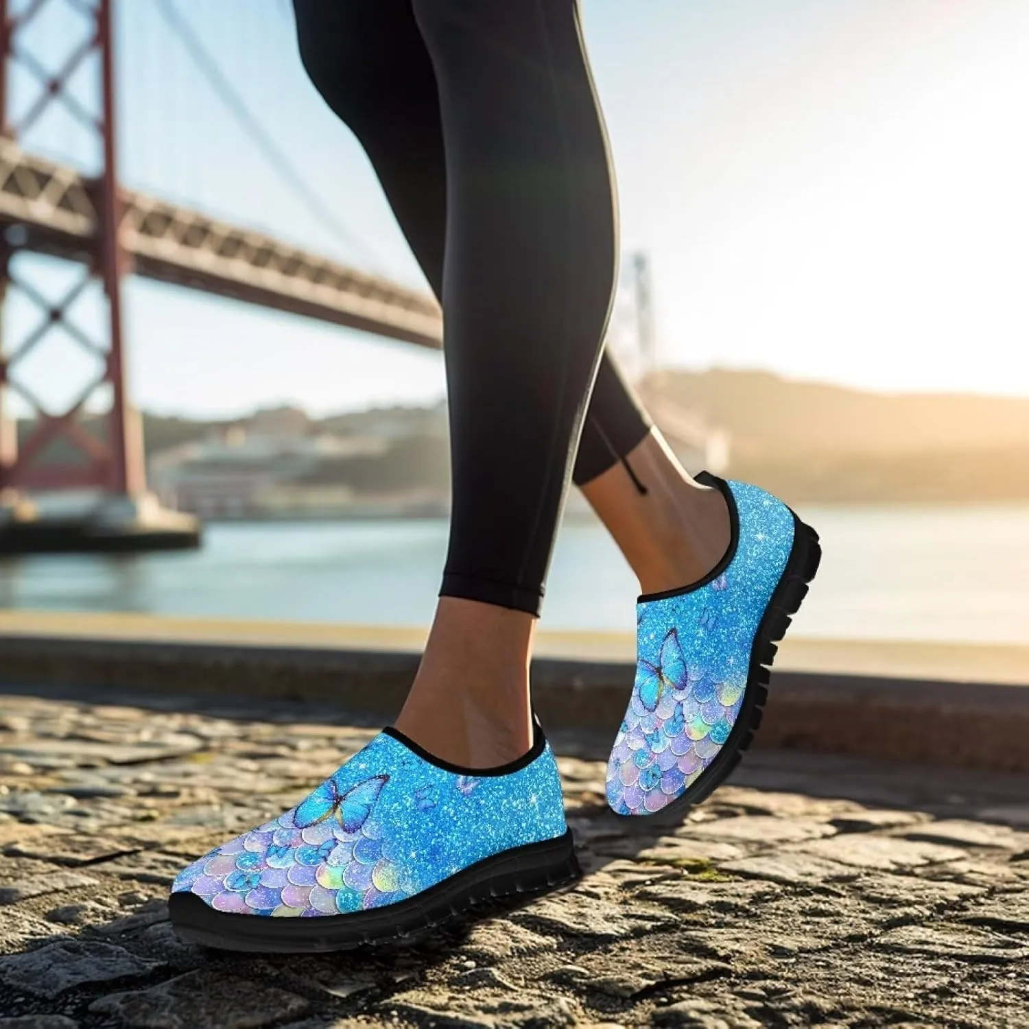 Women's Sneaker Casual Low Top Walking Sneaker Outdoor Breathable Slip On Lightweight Soft Shoes for Women