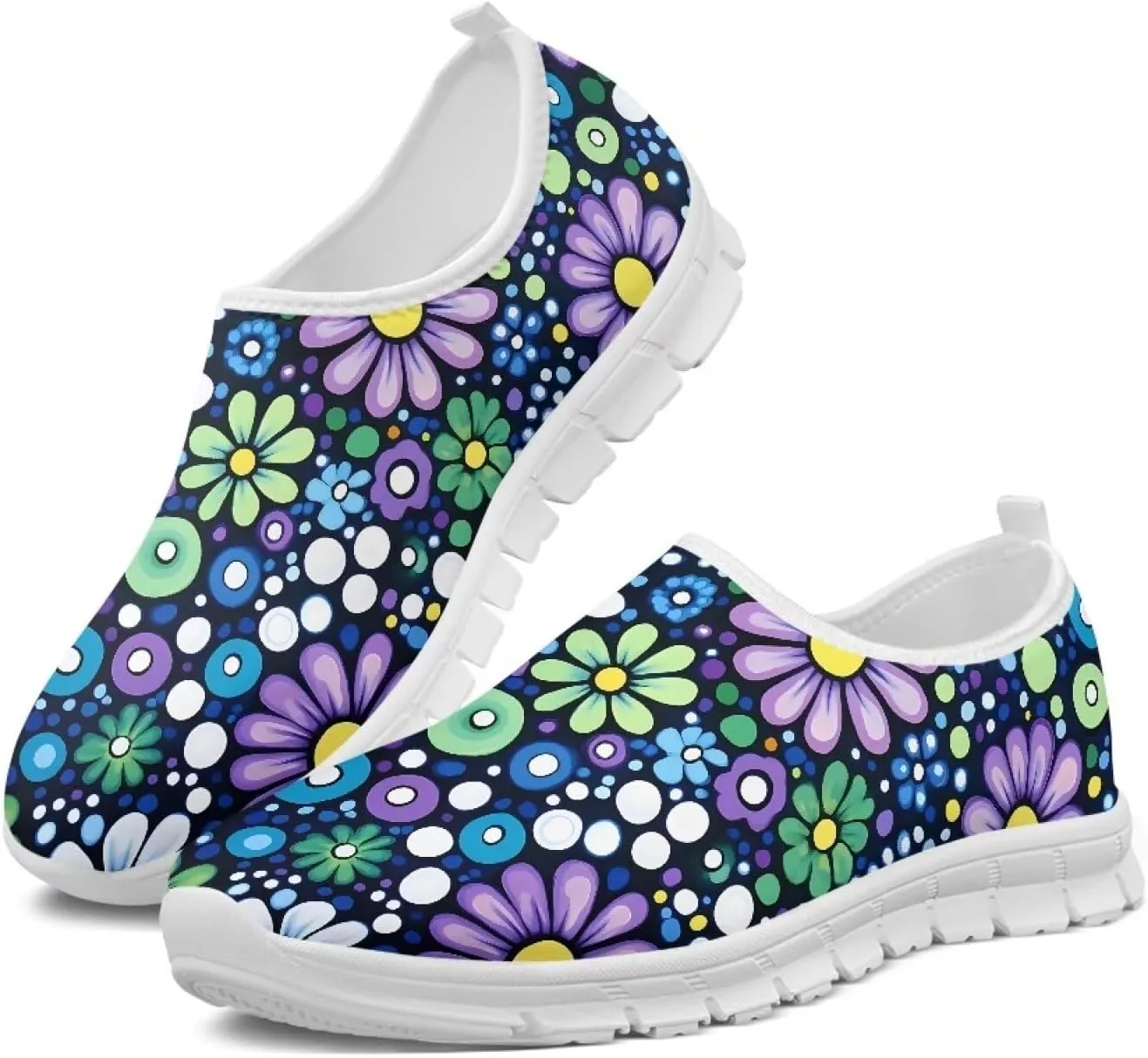 Women's Sneakers Casual Low-Top Soft Sport Tennis Sneakers Hands Free Breathable Lightweight Workout Walking Shoes for Women US 5.5-11.5
