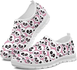 Women's Sneakers Casual Low Top Walking Sneaker Flat Outdoor Breathable Soft Slip On Lightweight Shoes for Women