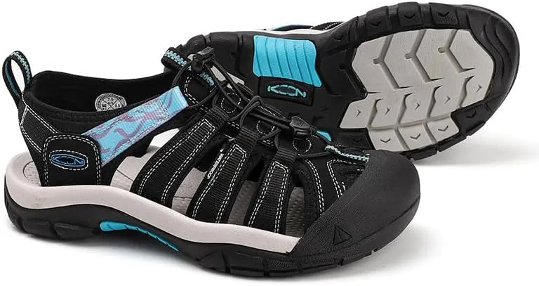 Women's Sport Hiking Sandals Closed Toe Outdoor Athletic Walking Sandal with Arch Support for Wide Feet Women Lightweight Summer Barefoot Beach Water Shoes
