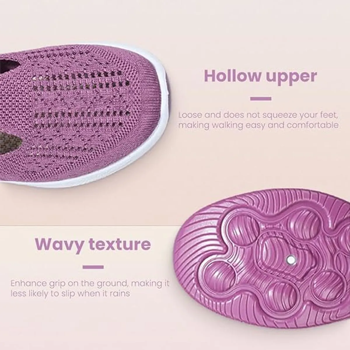Women's Woven Breathable Soft Sole Shoes,Outdoor Comfort Casual Fashion Slip-On Walking Shoes, Casual Mesh Shoes