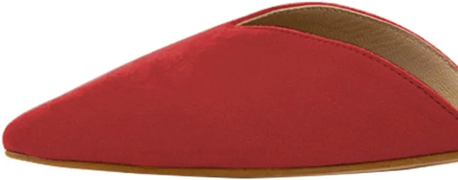 XYD Women Girls D'Orsay Ballet Flats Stylish Pointed Toe Strap Slip On Sandals No-Heel Comfortable Walking Office Campus Dress Shoes