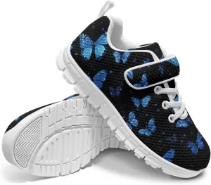 YEXIATODO Boys Girls Sneakers Kids No Tie Shoelaces Shoes Comfort Anti-Slip Walking Shoes for Indoor Outdoor US Size 1-13