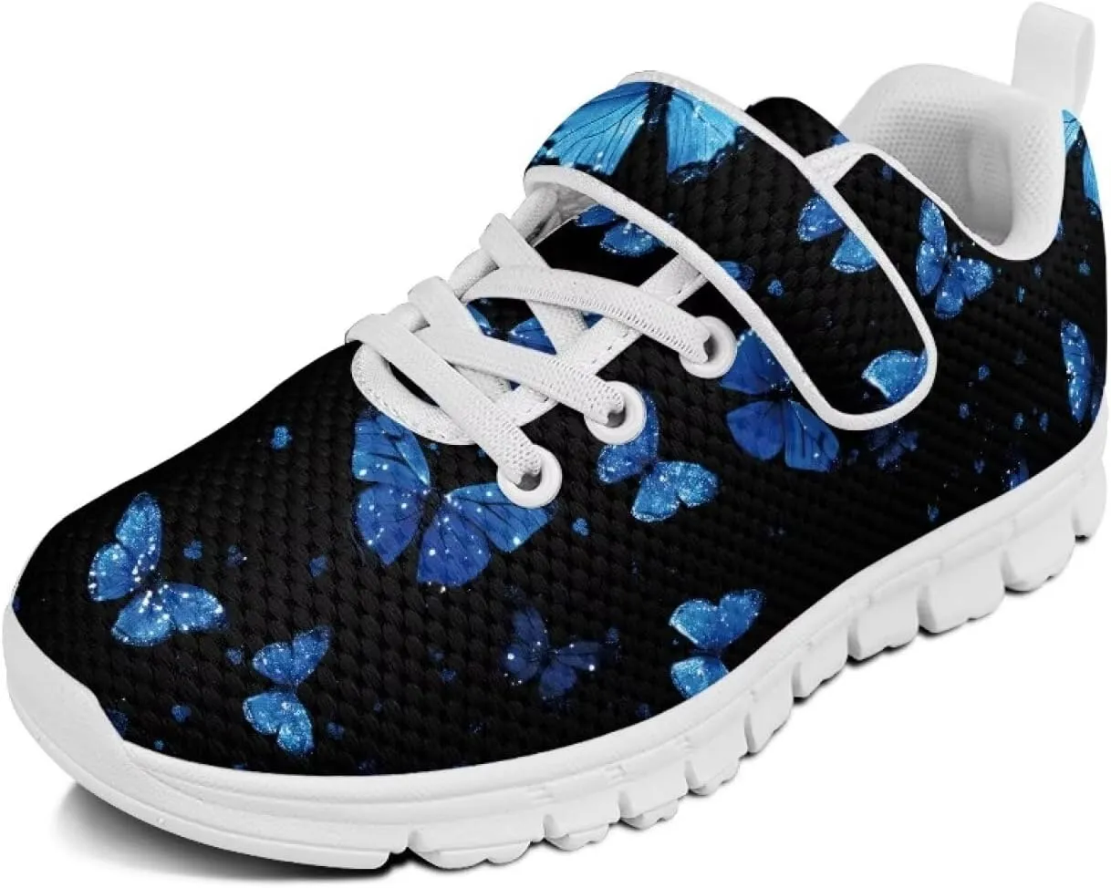 YEXIATODO Boys Girls Sneakers Kids No Tie Shoelaces Shoes Comfort Anti-Slip Walking Shoes for Indoor Outdoor US Size 1-13