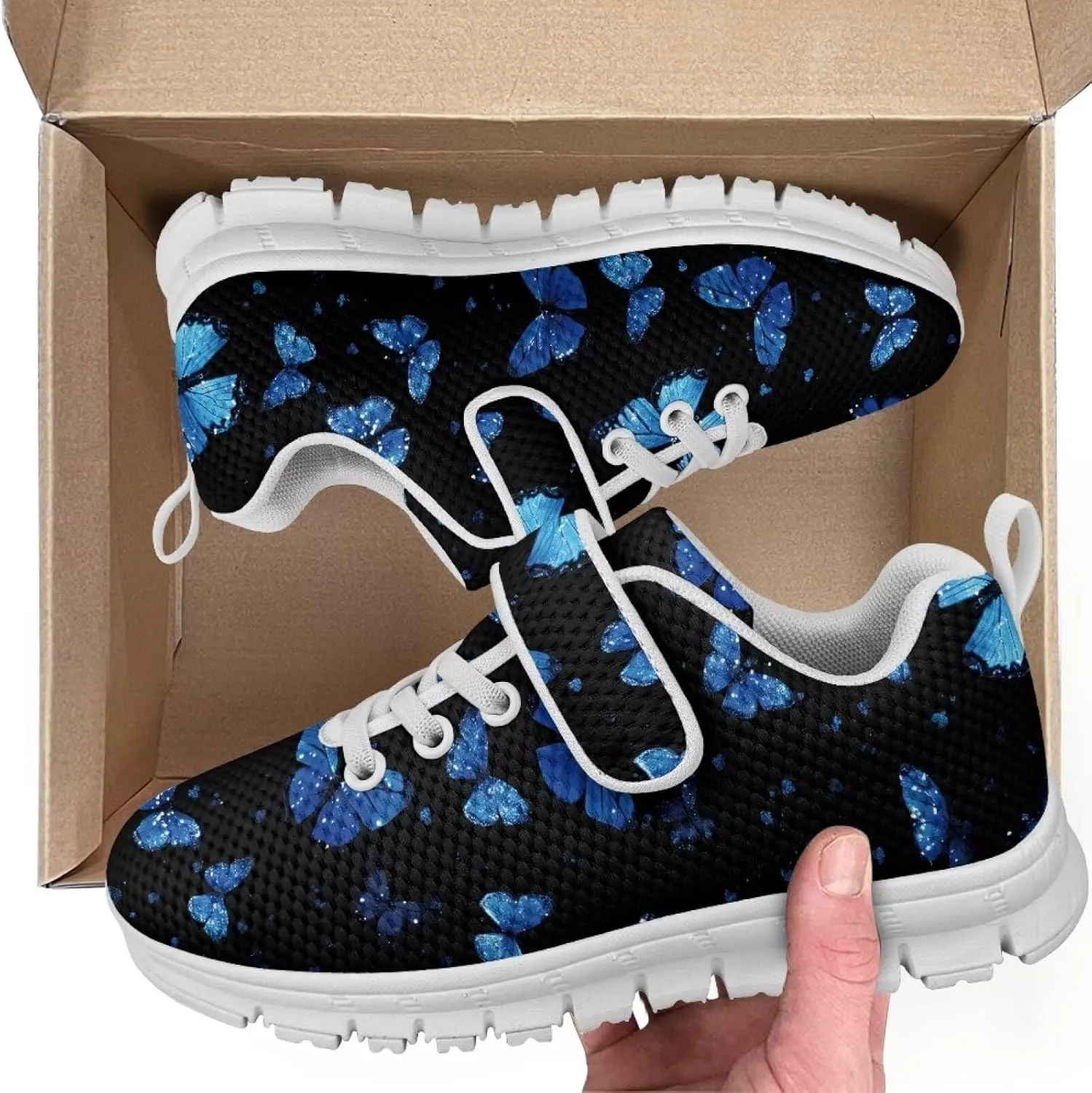 YEXIATODO Boys Girls Sneakers Kids No Tie Shoelaces Shoes Comfort Anti-Slip Walking Shoes for Indoor Outdoor US Size 1-13